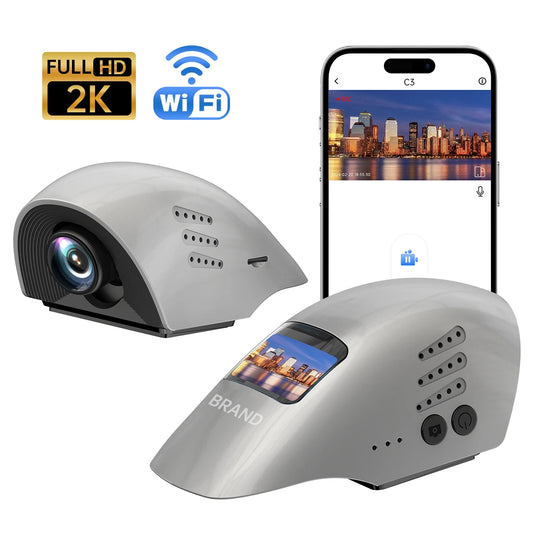 2.5K Dual Lens DVR 2K Front Dash Camera