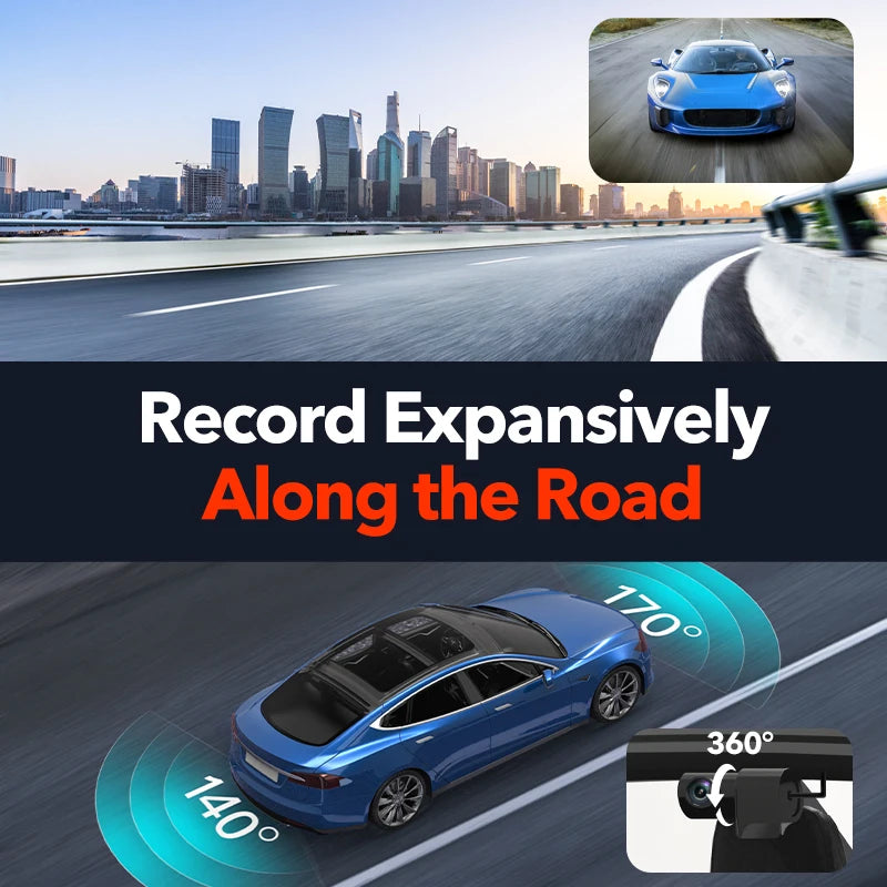 Redtiger F7NT Touch Screen 4K Dual Dash Cam