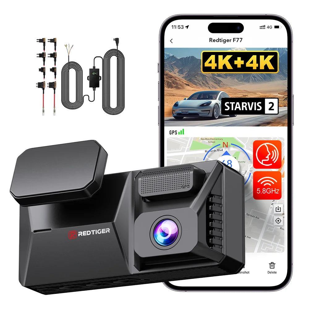 Redtiger F77 STARVIS 2 4K+4K Dual IMX678