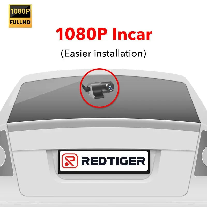 Redtiger F17 Front Inside & Rear 5G Wifi Dash Cam.