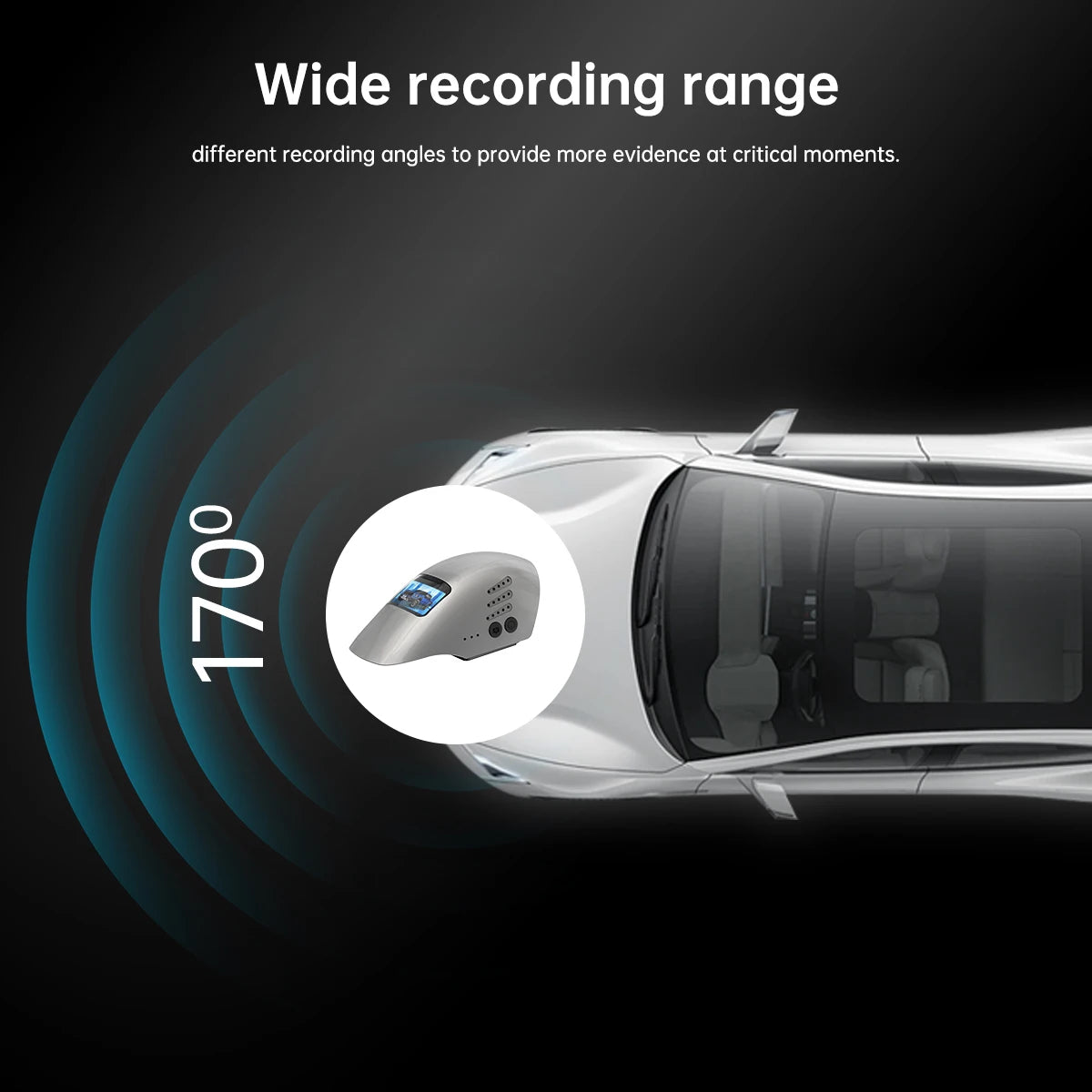 2.5K Dual Lens DVR 2K Front Dash Camera