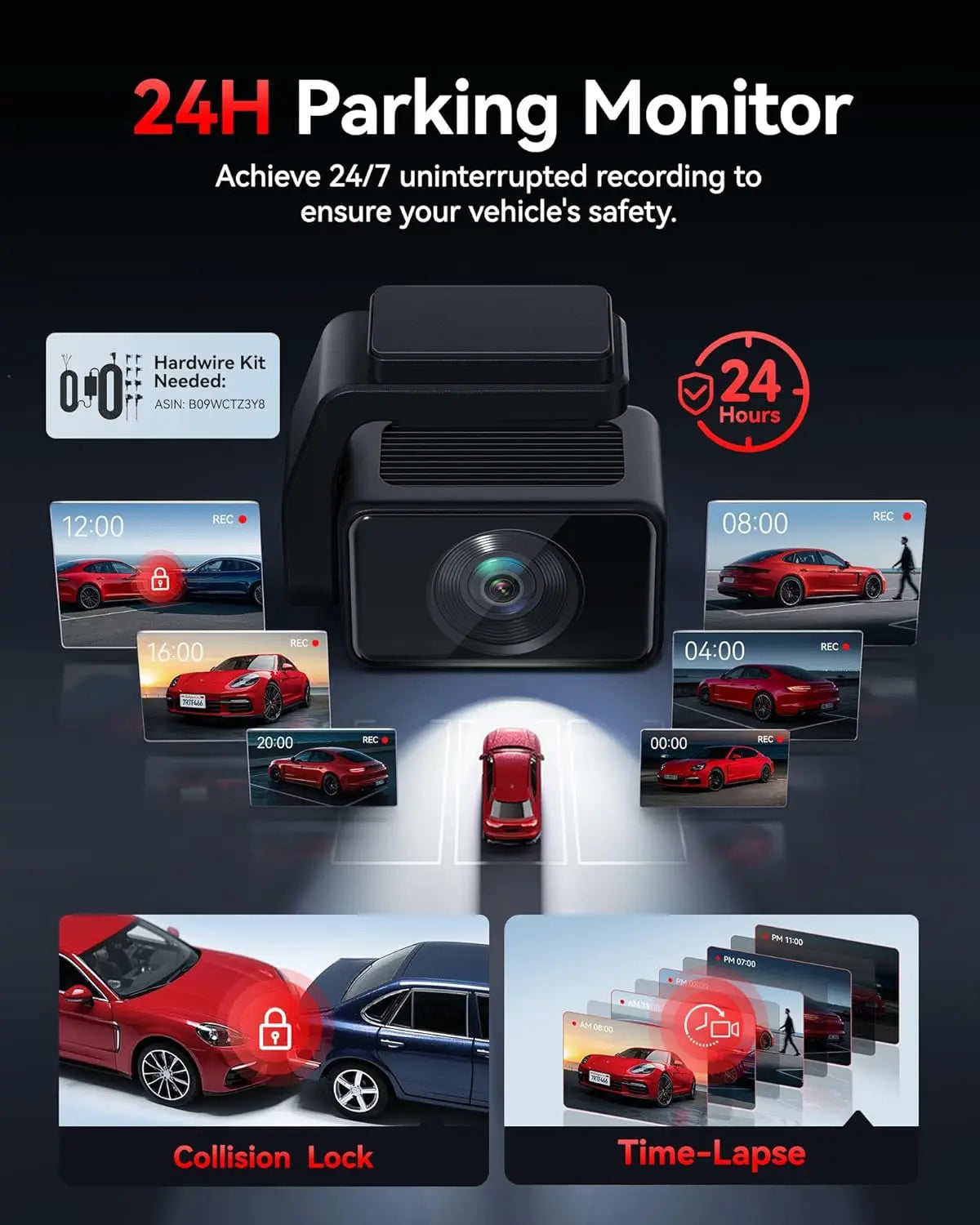 REDTIGER F4 Pro 4K Front Rear Dash Cam STARVIS 2 Sensor