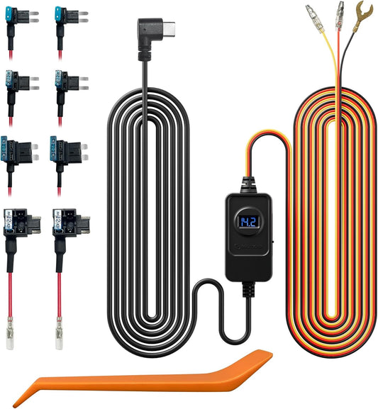 REDTIGER Hardwire Kit 12V-24V Dash Cam Hardwire Kit